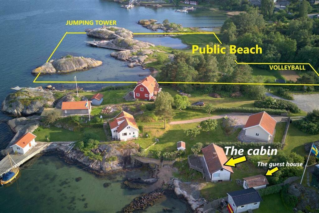 Cabin At The Sea Close To Public Beach With A Jumpingtower Hoviksnas 外观 照片